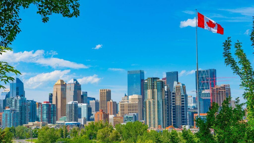 Calgary on Canada Day.