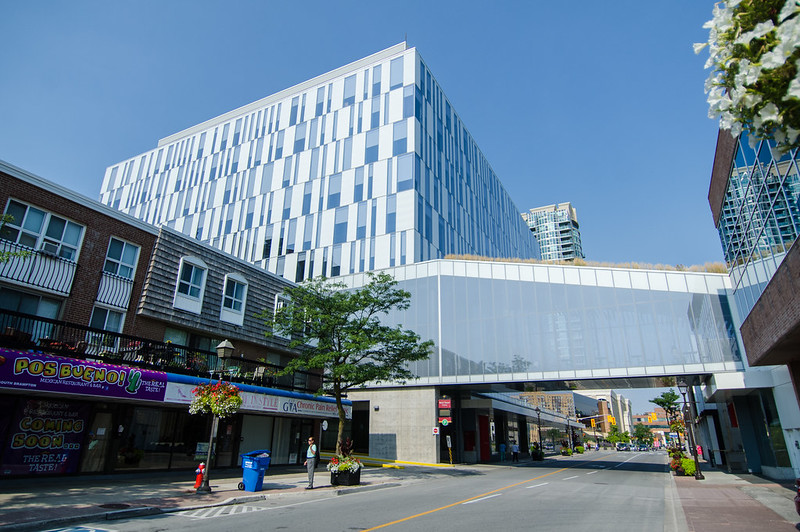 A building in Brampton on a sunny day.